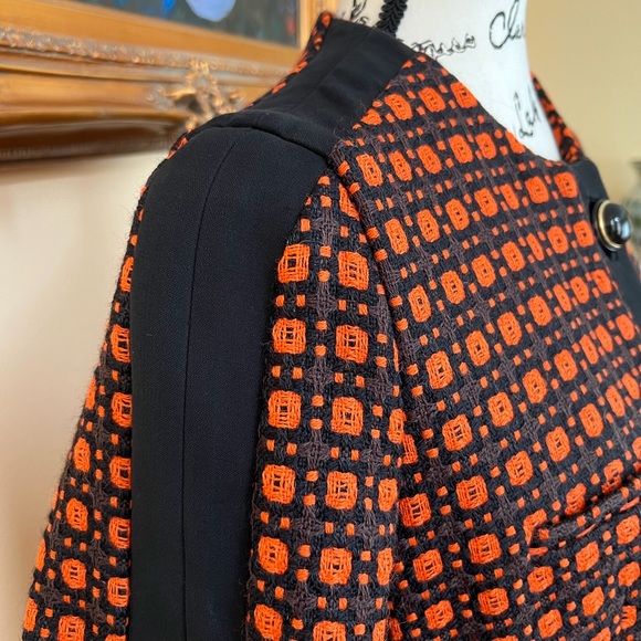 MARNI Black and Orange COAT SZ 44 - Picture 12 of 16